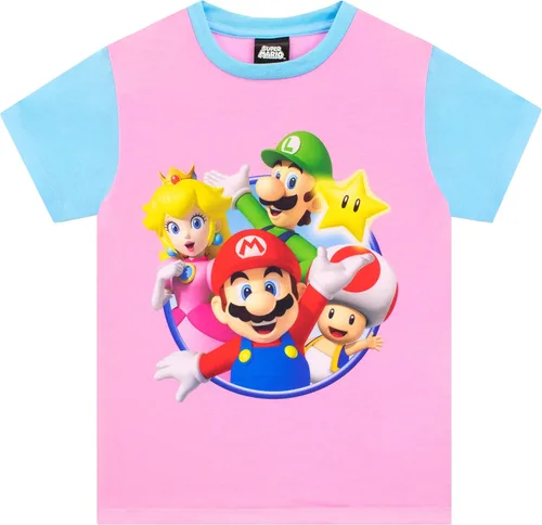 Miniatura 2 de SUPER MARIO Pijama de manga corta para niñas