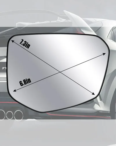 Miniatura 4 de Espejo calefactable con placa de respaldo para Honda Civic Envix Crider 2016 2017 2018 2019 2020 2021 2022, espejo retrovisor derecho del pasajero