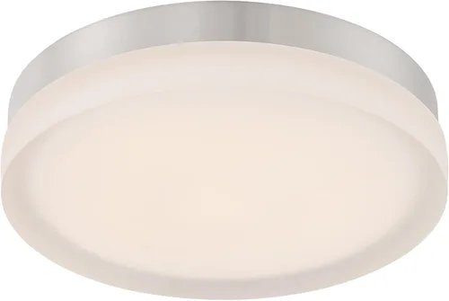 Miniatura 8 de WAC Lighting Slice - Montaje empotrado redondo LED de 15 pulgadas, 2700 K en níquel cepillado
