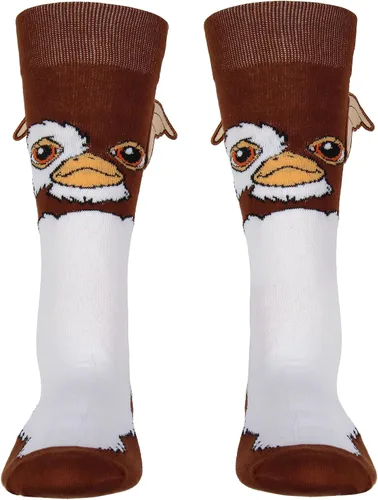Miniatura 2 de Bioworld Gremlins Gizmo - Calcetines elásticos con orejas 3D para adultos, diseño de personajes grandes, para hombres y mujeres, 1 par, Marrón