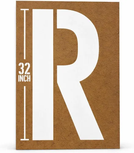 Miniatura 6 de Plantilla de letras grandes Elige tus propias letras y números Plantillas de números grandes Plantillas grandes para estacionamiento