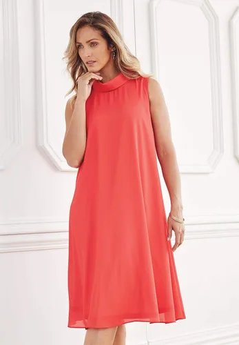 Miniatura 5 de Jessica London Vestido de cuello alto Georgette de talla grande para mujer