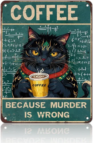Miniatura 10 de KIYOYO Basset Hound Dog - Cartel de metal vintage de hound con texto en inglés "Before Coffee After Coffee" (Antes del café después del café)