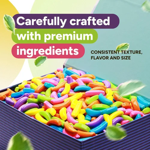 Miniatura 5 de Caramelos de plátanos Runts de 7.5 onzas, surtido de caramelos duros para recuerdos de fiesta, bolsas de golosinas, decoraciones de tartas, piñata