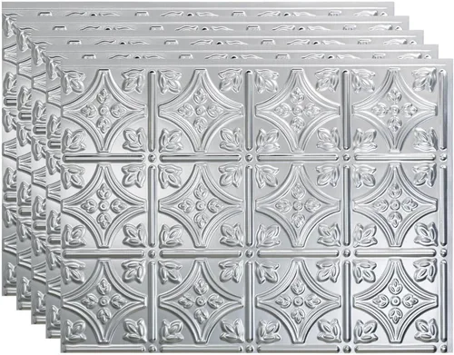 Miniatura 31 de FASÄDE Panel decorativo de vinilo estilo tradicional/patrón 1 en Cashmere (muestra de 6x6 pulgadas)
