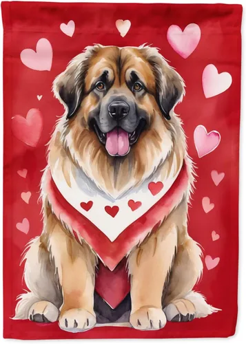 Miniatura 16 de Caroline's Treasures DAC5292CHF - Bandera de Border Collie My Valentine House para porche, grande, con manga para porche, para colgar en la pared