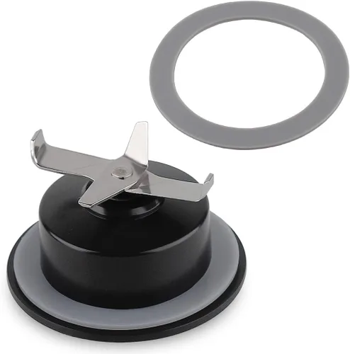 Anbige Cuchilla de piezas de repuesto con 2 juntas, compatible con mezcladoras Black&Decker BL1110BG BL1120BG BL1130SGM BL1820SGM BL1830SGM (hoja
