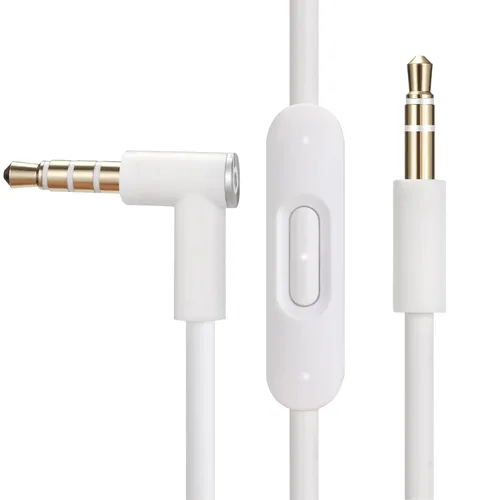 Miniatura 8 de cipher Cable de audio de repuesto, compatible con auriculares Beats, modelos Studio Solo Pro Detox Mixr Executive Pill, con micrófono en línea