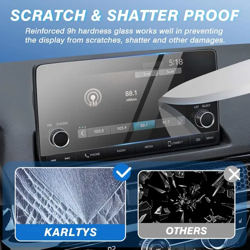 Miniatura 4 de Karltys [Actualización] Protector de pantalla para Honda Civic/CR-V 2023-2025 2026 CRV para modelos Sport LX EX 11ª generación 2022-2025 y CRV de 7