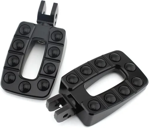 Par de reposapiés de bicicleta deportiva antideslizante para Ducati Scrambler 800 400 1100 2013-2023, pedal de reposapiés delantero y trasero (negro)