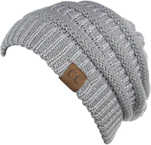 Miniatura 150 de C.C Trendy Warm Chunky Soft Stretch Cable Knit Beanie
