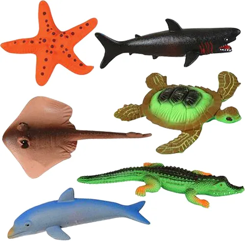ArtCreativity Animales marinos en crecimiento, 6 criaturas marinas que se expanden en el agua, crece 6 veces más grande, increíble juguete sensorial