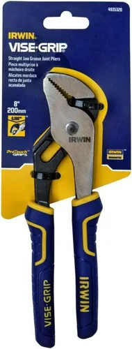 Miniatura 7 de IRWIN Herramientas VISE-GRIP Alicates, junta de ranura, mandíbula recta, 8 pulgadas (4935320)