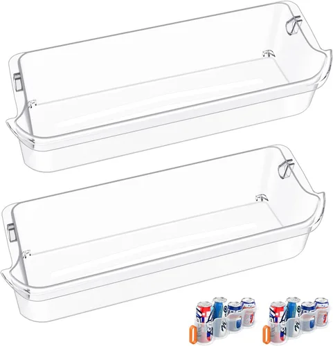 [2 PAQUETES] 241505301 Cesta para puerta de refrigerador compatible con Frigidaire Gallery Estantería para puerta 241505300 Reemplazo de estante de
