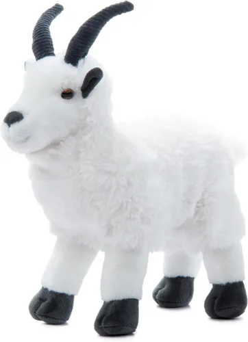 The Petting Zoo Peluche de cabra de montaña, regalos para niños, animales del zoológico Wild Onez, juguete de peluche de cabra de 12 pulgadas