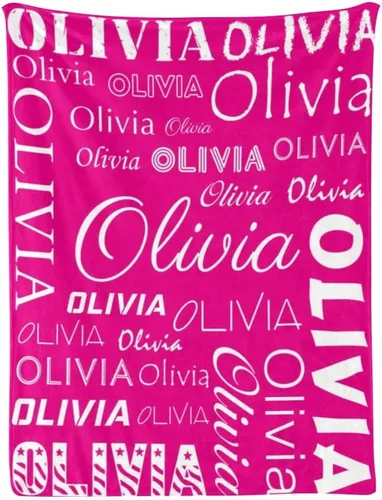Miniatura 33 de Manta de bebé personalizada con nombre, manta personalizada con nombre, manta personalizada para adultos, niños, cumpleaños, Navidad, Día
