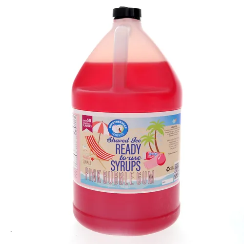 Miniatura 33 de Hypothermias Wild Cherry - Jarabe de sabores de cono de nieve hawaiano listo para usar (128 onzas líquidas), hielo afeitado, 100% azúcar de caña pura