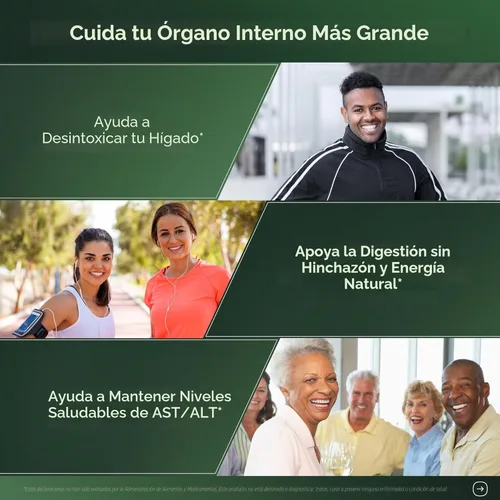 Miniatura 2 de Sandhu's Cápsulas de apoyo para desintoxicación y reparación de hígado con cardo mariano y raíz de diente de león, píldoras de suplemento a base