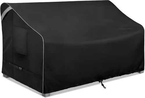 Miniatura 10 de COSFLY Fundas Impermeables para Sofás de Patio de Muebles de Exterior, Fundas para Sofás de Dos Plazas Exteriores que se Adaptan hasta 54A x 38P x