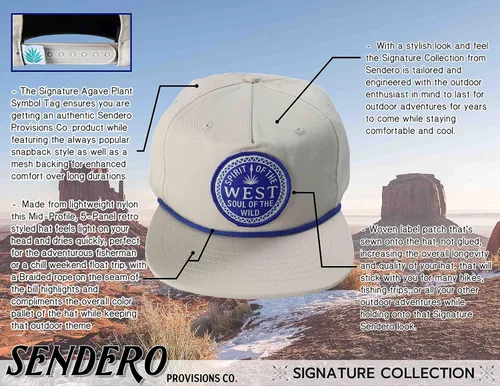Miniatura 2 de Sendero Provisions Co. Signature Series Fall Collection Sombrero de cuerda estilo de vida al aire libre Snapback
