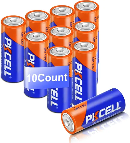 Miniatura 9 de PKCELL Baterías alcalinas de tamaño N de 1.5 V, paquete de 5 baterías médicas MN9100/E90/LR1 de ultra larga duración para dispositivos médicos