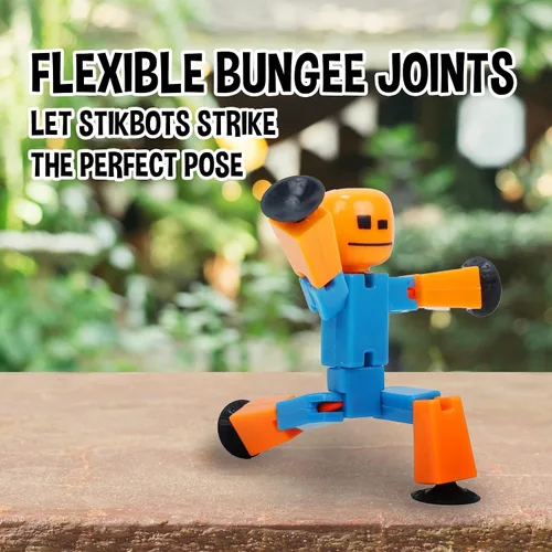 Miniatura 3 de Zing Stikbot - Juego de 6 figuras de acción coleccionables Stikbot, crea animación Stop Motion (los estilos pueden variar)