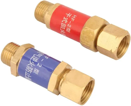 Miniatura 9 de Válvula antirretorno de oxígeno-acetileno, 1,5 oxígeno-acetileno antirretorno para equipos de soldadura de gas para hogares privados