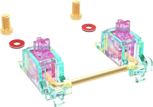 Miniatura 16 de Estabilizador DUROCK V3, estabilizadores de tornillo con cables de 2u 6.25u 7u, estabilizadores de teclado de montaje en PCB para teclados mecánicos