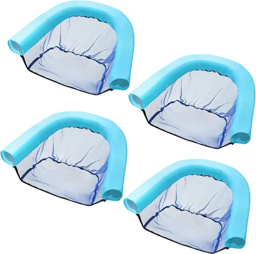 Miniatura 9 de Silla flotante de malla para adultos, silla flotante de piscina, flotador, silla de fideos, flotadores para accesorios de piscina y juguetes
