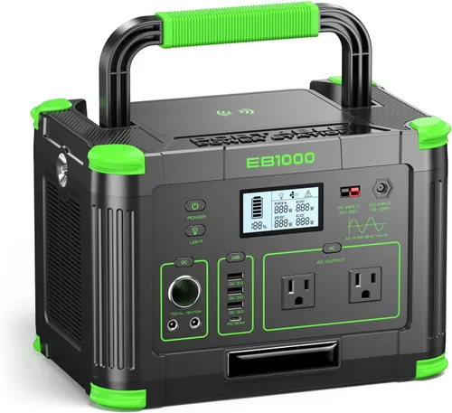 Miniatura 9 de Central eléctrica portátil de 2400W 1843Wh GRECELL generador solar al aire libre con 2400W (4800W pico) 4 salidas de CA, batería de respaldo