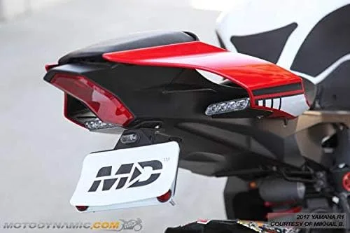 Miniatura 3 de Railside Performance Compatible con R1 YZF-R1 2015-2025 R1M R1S 2015-2018 In Vent LED Señales de giro traseras
