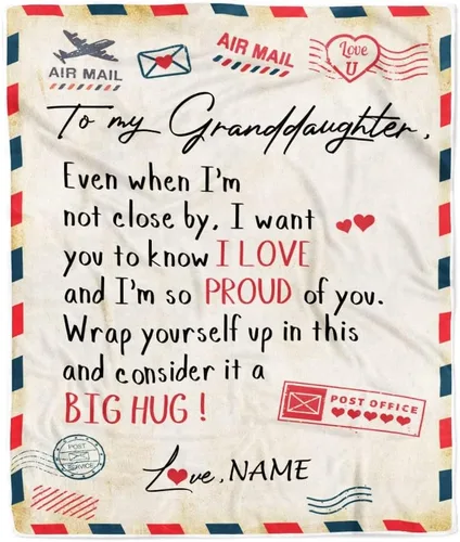 Miniatura 9 de Manta personalizada con texto en inglés «To My Granddaughter from Grandma Grandpa Sunflower Never Forget That I Love You», manta de forro polar