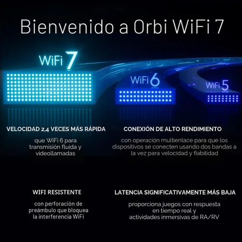 Miniatura 10 de Netgear Orbi Serie 970 Sistema de Red Mallada WiFi de Cuatro Bandas (RBE972S) - Rúter + 1 Extensor Satélite, Características de Seguridad, 27 Gbps