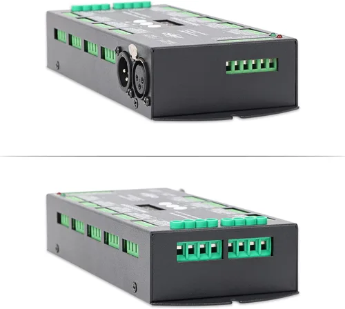 Miniatura 2 de Decodificador DMX de 36 canales, 72A RGBW llevó la luz dmx controlador digital DMX512 Dimmer DC9V-24V 8 bits 2A/CH