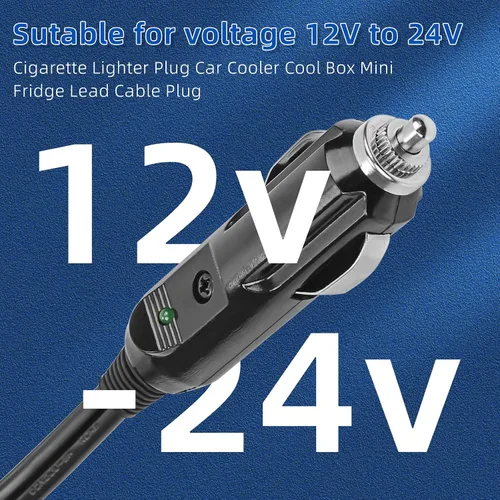 Miniatura 6 de Cable de alimentación termoeléctrico del refrigerador 8FT w/fusible para Coleman 12V/24V OE#5644-710 5644-707 300000540 5645
