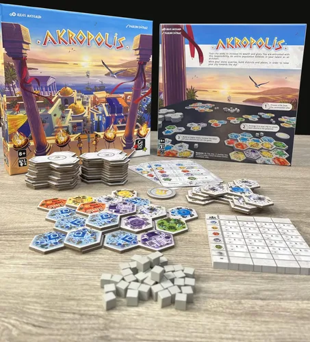 Miniatura 3 de Akropolis Juego de estrategia para adolescentes y adultos A partir de 8 años 2 a 4 jugadores 30 minutos