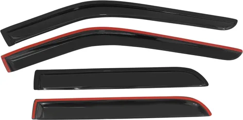 Miniatura 2 de IKON MOTORSPORTS - Visera de ventana compatible con Ford Explorer 2011-2019, teñido de humo acrílico, 4 unidades, protección contra la lluvia