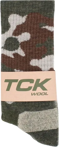 Miniatura 18 de TCK Calcetines de lana merino para hombres y mujeres para senderismo, caza, ciclismo de montaña, longitud de la tripulación para botas
