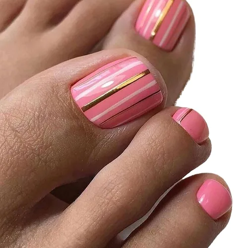 Miniatura 16 de Uñas postizas acrílicas artificiales negras para los dedos de los pies, ataúd a presión con diseños de flores blancas, uñas postizas reutilizables