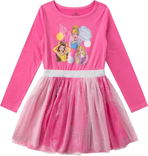 Miniatura 11 de Disney Frozen, Minnie Mouse, vestido de manga larga para niñas pequeñas y grandes