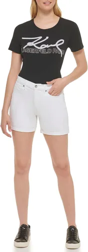 Miniatura 2 de Karl Lagerfeld Paris Women's Skinny Logo Taping Short
