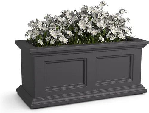 Miniatura 17 de Mayne Fairfield - Maceta con ventana de 2 pies, con riego automático, resistente a la intemperie para flores, diseño duradero