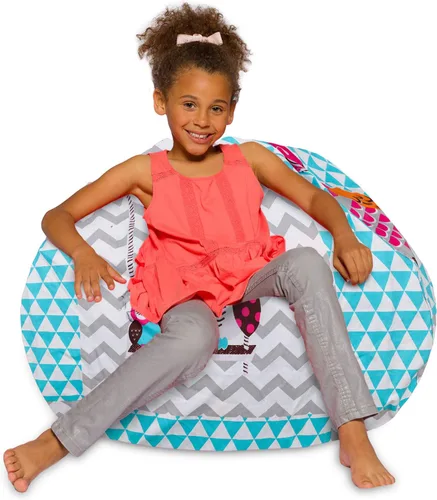 Miniatura 29 de Posh Beanbags - Sillón puff Azul Rey Sólido