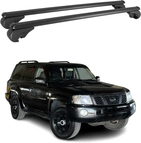 Miniatura 13 de OMAC Portaequipajes con cerradura para Ford Explorer Sport Trac 2001-10, antirrobo negro para viajes, kayak, canoa, surf, esquí, snowboard, camping