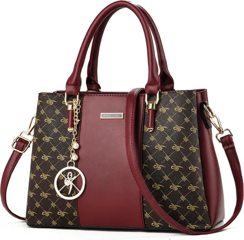 Miniatura 9 de KURGOOL Bolsos y bolsos de mano para mujer, bolso de hombro con asa superior, bolsa de mensajero para mujer