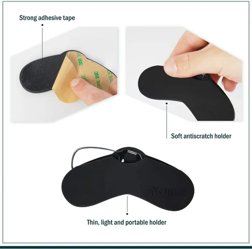 Miniatura 4 de Noble - Lentes de lectura ultra delgados y planos, delgados y flexibles, sin brazos (2 pares), comodidad mejorada, para lector de tamaño de bolsillo