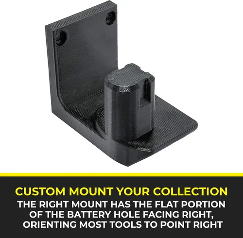Miniatura 4 de Spartan Mounts Soporte de herramienta para herramientas eléctricas Ryobi (DERECHA) Gancho de almacenamiento para exhibición de pared Práctico