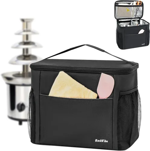 Bolsa de almacenamiento para máquina de fuente de chocolate, compatible con la máquina eléctrica Nostalgia de 3/4 niveles para fondue de chocolate,
