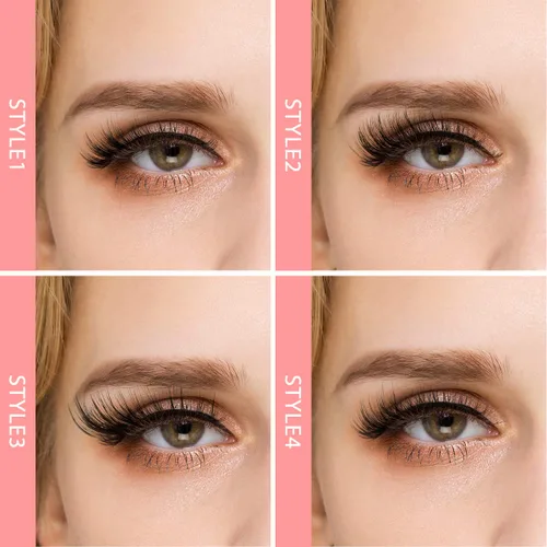 Miniatura 6 de DYSILK - 20 pares de pestañas postizas 6D de imitación de visón, impresionantes, largas, hechas a mano, aspecto natural, reutilizables, gruesas