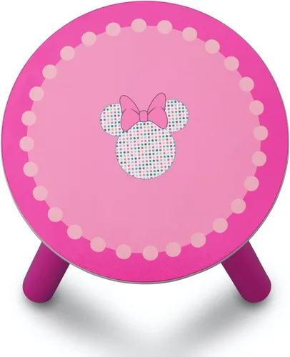 Miniatura 7 de Delta Children Mesa de arte de lujo para niños Caballete, escritorio, taburete, organizador de juguetes, Minnie Mouse de Disney